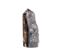 NWPNLXEA White Crystal Cluster Four-Sided Column Ornaments Stone Polished Tower Home Decoration,30~100g