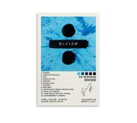 NWQV Ed Sheeran Divide - Póster decorativo para pared, pintura para dormitorio, 20 x 30 cm, estilo sin marco