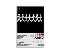 NWQV One-X by Three Days Grace - Póster decorativo para pared, pintura para dormitorio, 50 x 75 cm, estilo sin marco