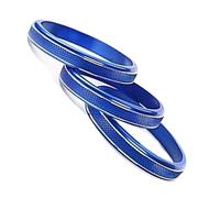 NWQZTS Auto Aire Acondicionado Ventilación Interruptor Botón Decoración Cubierta Anillo Adhesivo, para Jeep, para Renegade 2015 2016 2017 2018 Rejilla de ventilación(Blue)