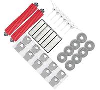 NWQZTS Cepillo lateral principal, Filtro HEPA, Paños de fregona, Bolsa de polvo, para Roborock, para Q Revo, A7400RR Kit de robot aspirador(30Pcs)