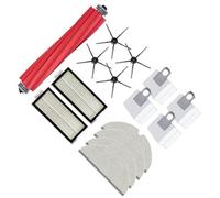 NWQZTS Cepillo lateral principal trapo de fregona bolsa de polvo repuestos para aspiradora robot, para Roborock, para Q7 Max Q7 Max+ Q7 Plus T8, Filtro Hepa Kit de robot aspirador(15Pcs-01)