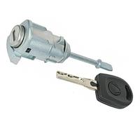 NWQZTS Cilindro de cerradura de puerta delantera izquierda del conductor, para Seat, para Cordoba Ibiza III, 6L3837167B 6L3837168B 2002-2008 sustitución de la cerradura del coche(Ringt1 X Key)