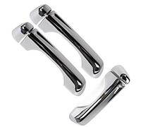 NWQZTS Manija de puerta trasera ABS exterior cubierta de manija pegatina, para Jeep, para Wrangler JL 2018 2019 2020 2021 2022, Null(A Chrome)