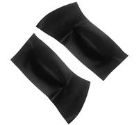 NWQZTS Moldura interior Estilo automotriz Microfibra Cuero Panel reposabrazos puerta delantera Cubierta Decoración, para VW, para Beetle 1998-2010 Protector reposabrazos coche(Black)