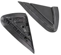 NWQZTS Panel frontal de ventana de auto espejo lateral triángulo cubierta decorativa placa de esquina, para Citroen, para C4 C4L 2012-2015 Funda para espejo retrovisor de coche(Black Right Rh)