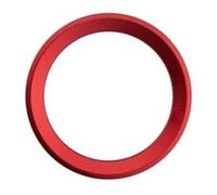 NWQZTS Pegatina circular del volante, para BMW, para M3 M5 E36 E46 E60 E90 E92 X1 F48 X3 X5 X6 adhesivos para el volante(Red)