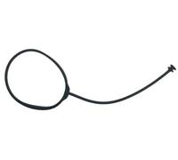 NWQZTS Tapa del tanque de combustible cubierta de línea cable anilla, para BMW, para F02 F10 F15 F20 F25 F30 F34 E46 E60 E70 E84 E90, 16117193372 Correa para tapón de combustible(Black 16117222391)