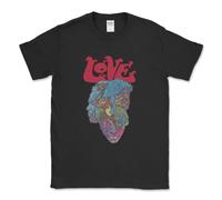 NWT 8799-Love Logo Arthur Lee Forever Changes De Capo T Shirt Size S-2XL Black M