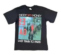 NWT Diddy Dirty Money Last Train To Paris Coming Home Tour Men’s T ShirtBlackM