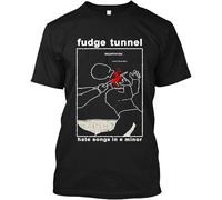 NWT Fudge Tunnel Hate Songs in E Minor Alternative Metal Band Logo T-Shirt S-3XL Black Black Mens