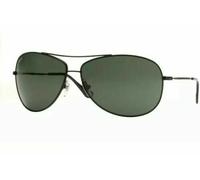 Nwt Ray-Ban Estilo Aviador RB3293 006/71 Sol Negro Mate Verde Lente 63mm
