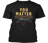NWT You Matter Unless You Multiply Yourself by The Speed Logo T Shirt Black S