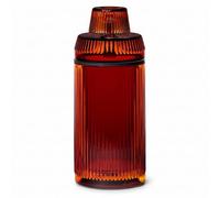 NWTN Home Deco Bong de Vidrio Borosilicato, Pipa de Agua Gravity de Sobremesa Vintage con Cazoleta de 14 mm, Diseño Decorativo (Ámbar Báltico)