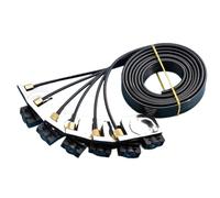 NwugFdk Amortiguador de Tinta con tubería de 1,5 Metros Compatible con Impresora R330 R290 T50 L800 1390 R2000(6 Color)
