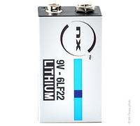 NX NXBaterías ElectromedicinaLitio dióxido de Manganeso9V1,2AhCompatible con: 6LF22 ; 9V ; BATLI10 ; RF22 ; U9VL ; PP3 ; AM6 ; 6135-14-5885812 ; 6135-14-3635842 ; 6135143635842 ; 6135145885812