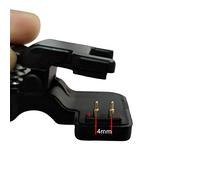 NXACETN Ver Cable De Carga 2 / 3pin 4/5 / 6mm Adaptador De Pulsera Inteligente Portátil Cargador Clip Negro 4 mm 2 Pines
