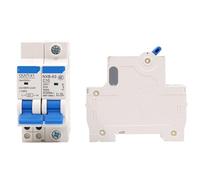 NXB-63 y OUVT-X1 2P AC 230/400V Disyuntor C 6 10 16 20 25 32 40 63A C63, C32, C40, C50, C25, C1, NINGUNO, C2, C3, C4, C6, C10, C16, C20(NONE,NXB-63 2P C50)