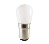 NXCVBNKZJ KJXP, Paquete de 20 bombillas LED for frigorífico, CA 85-265 V, T22, BA15S/E14, lámpara colgante con cubierta lechosa, fuente de luz(Warm white,BA15 85-265V)