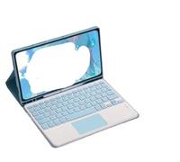 NXCVBNKZJ kuaijiexiaopu Flip Cover Keyboard and Mouse Set Suitable for Samsung Galaxy Tab S11/SM-X730/X736B(Sky Blue+Touch Keyboard)