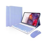 NXCVBNKZJ kuaijiexiaopu Flip Cover Keyboard and Mouse Set Suitable for Samsung Galaxy Tab S11/SM-X730/X736B(Purple+Keyboard+Mouse)