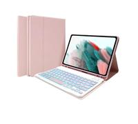 NXCVBNKZJ kuaijiexiaopu Flip Cover Keyboard and Mouse Set Suitable for Samsung Galaxy Tab S11/SM-X730/X736B(Pink+Backlit Keyboard)