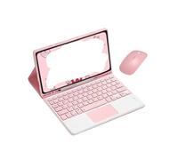 NXCVBNKZJ kuaijiexiaopu Flip Cover Keyboard and Mouse Set Suitable for Samsung Galaxy Tab S11/SM-X730/X736B(Pink+Touch Keyboard+Mouse)