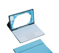NXCVBNKZJ kuaijiexiaopu Flip Cover Keyboard and Mouse Set Suitable for Samsung Galaxy Tab S11/SM-X730/X736B(Sky Blue+Touch Backlit Keyboard)