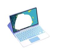 NXCVBNKZJ kuaijiexiaopu Flip Cover Keyboard and Mouse Set Suitable for Samsung Galaxy Tab S11/SM-X730/X736B(Purple+Touch Backlit Keyboard)