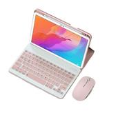 NXCVBNKZJ kuaijiexiaopu Funda Protectora de Silicona y Cuero con Ranura for bolígrafo, Teclado Desmontable Adecuado for Honor X8A-11 Pulgadas(Pink+Keyboard+Mouse)