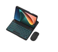 NXCVBNKZJ kuaijiexiaopu Funda Protectora for Teclado con Tapa de tecla Cuadrada/Redonda con Ranura for bolígrafo Adecuada for Xiaomi Pad 6S Pro de 12,4 Pulgadas(Black+Backlit Keyboard)