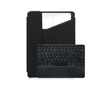 NXCVBNKZJ kuaijiexiaopu Keyboard Protective Case with Pen Slot, 360° Rotating Acrylic Shell Suitable for Samsung Galaxy Tab A11+(2025)/A9 Plus 11 Inches(Black+Touch Keyboard)