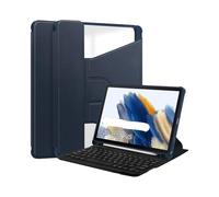 NXCVBNKZJ kuaijiexiaopu Keyboard Protective Case with Pen Slot, 360° Rotating Acrylic Shell Suitable for Samsung Galaxy Tab A11+(2025)/A9 Plus 11 Inches(Royal Blue+Keyboard)
