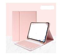 NXCVBNKZJ kuaijiexiaopu Teclado con Ranura for lápiz, Funda de Piel sintética Compatible con Samsung Galaxy Tab S11 SM-X730/X736B de 11 Pulgadas (2025)(Pink+Keyboard)