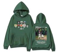 NXKAFAH Bad Bunny Nuevo álbum Nadie Sabe Lo Que Va A Pasar Mañana Sudaderas con Capucha gráficas Moda Hip-Hop Harajuku Streetwear Sudadera con Capucha Unisex