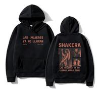 NXKAFAH Shakira Las Mujeres Ya No Lloran World Tour Sudadera con Capucha Ropa de Mujer Nuevos Fans Regalo Jerséis Otoño Unisex Casual Streetwear Casual