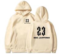 NXKAFAH Sudadera con Capucha con Estampado de 23 Central CEE Can't Rush Greatness, Nuevo álbum, Moda Hip Hop, Ropa de Calle, Unisex, para Hombre