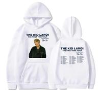 NXKAFAH Sudadera con Capucha con Estampado de álbum de Chicas The First Time The Kid LAROI Sudadera con Capucha Unisex Streetwear Casual Men Hoody