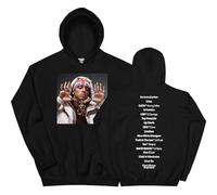 NXKAFAH Sudadera con Capucha de la Gira Wild West Central CEE Can't Rush Greatness Album Sudaderas Hip Hop Moda Sudaderas con Capucha para Hombre