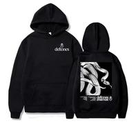 NXKAFAH Sudadera con Capucha Deftones Private Music 2D con Estampado gráfico de álbum, Sudadera de otoño de algodón de Manga Larga, Sudaderas Unisex de Moda de Ocio