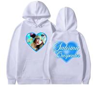 NXKAFAH Sudadera con Capucha Estampada de la Gira Short N' Sweet 2025 de Sabrina Carpenter Unisex de Forro Polar Estilo Harajuku.