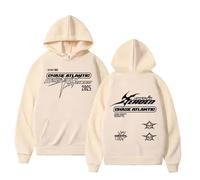 NXKAFAH Sudadera con Capucha para Hombre Chase Atlantic Lost in Europe and Britain Tour Album 2025 Estilo Harajuku. Sudadera Casual Moderna