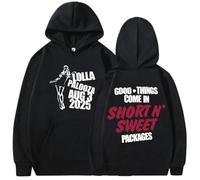 NXKAFAH Sudadera con Capucha Sabrina Carpenter Lollapalooza 2025 Short N' Sweet Fashion Harajuku Unisex de Forro Polar