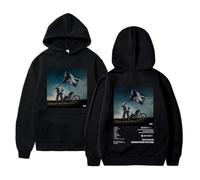 NXKAFAH Sudadera con Capucha y Estampado de Doble Cara del álbum Psycho de Hardstone del Rapero Don Toliver Estilo Vintage Unisex de Gran tamaño.