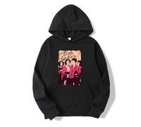 NXKAFAH Sudaderas con Capucha para Adultos con Licencia Oficial de Las Pink Ladies de la película Grease. Todas Las Tallas. Mangas de algodón.