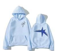 NXKAFAH Tendencias de Moda para Hombres y Mujeres Sudadera con Capucha Casual para Exteriores Usar una Sudadera con Capucha única Siempre da una sensación cómoda