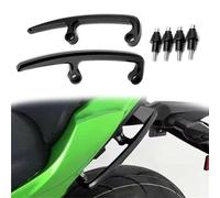 NXLJA Accesorios para Barras De Agarre para El Asiento Trasero De La Motocicleta, Apoyabrazos De Aluminio CNC, Accesorios para Kawasaki Z 650 Z650 2017-2022 2021 2020 2019 2018(Nero)