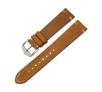 NXNONEPD 18/20/22 mm Women Hombres Vintage Grueso Velo de cuero de vaca con acero inoxidable Avalilla