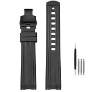 NXNONEPD 20mm 22mm Rubber Watchband For Omega 003 007 PLANET OCEAN AT150 Pin Buckle Silicone Strap Watch Band Bracelet