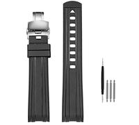 NXNONEPD 20mm 22mm Rubber Watchband For Omega 003 007 PLANET OCEAN AT150 Pin Buckle Silicone Strap Watch Band Bracelet